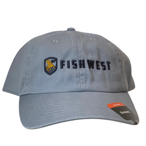 Fishwest Park City Logo CBP Single Haul Cap in Grey Blue